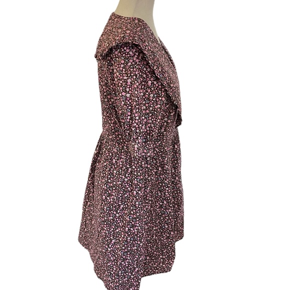 TUCKERNUCK Hyacinth House Ruffle Collar Ditsy Floral Sadie Mini Dress - Picture 7 of 16